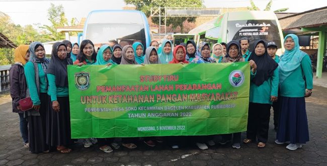 38 Orang  Ikuti Kegiatan Studi Tiru di Desa Blenderan Wonosobo untuk Pogram Ketahanan Pangan