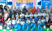 Sukses, Acara Pelepasan KB Pelangi Manis Jaya di PTT Krendetan Dipenuhi Kesenian Anak